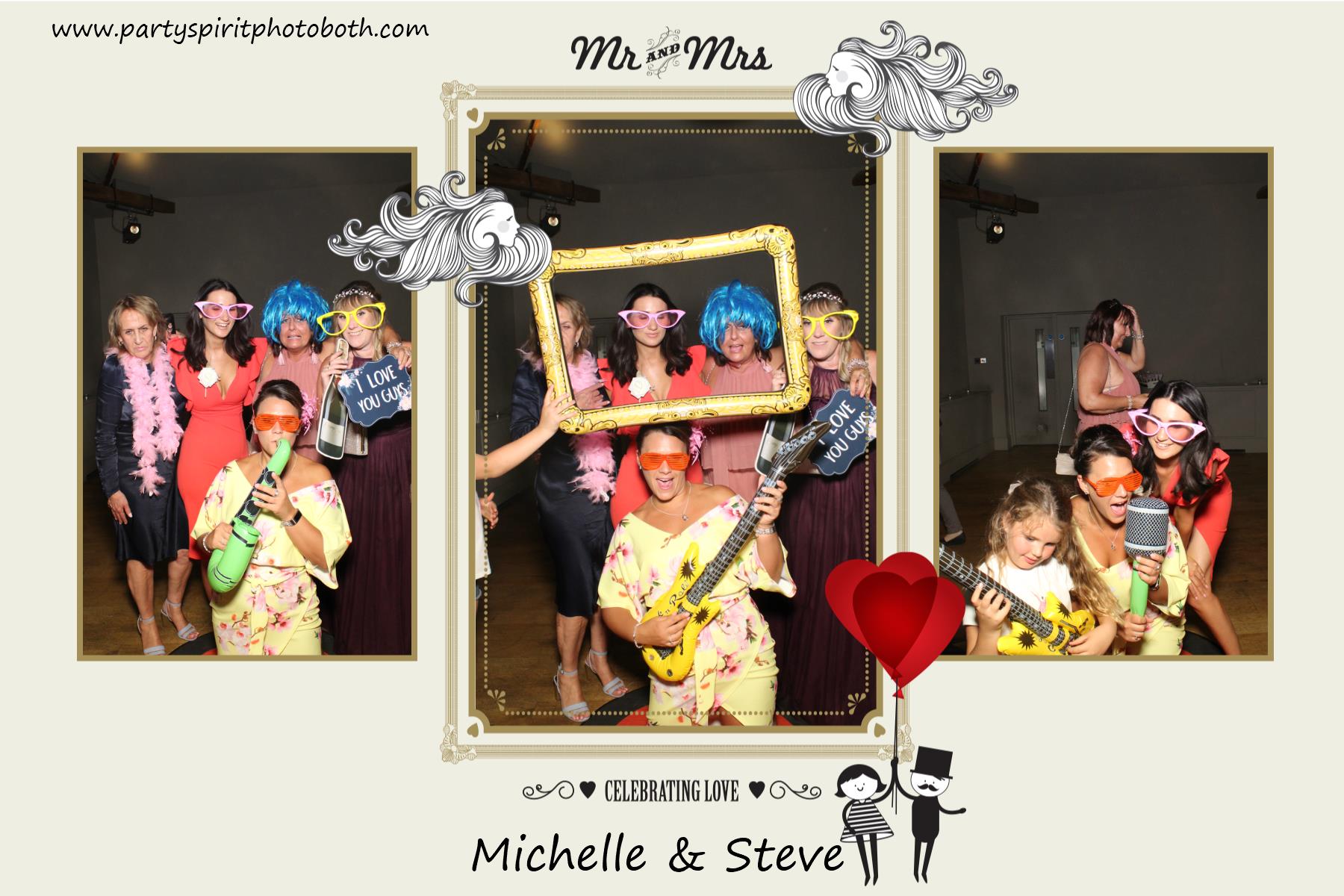 Michelle & Steve Wedding | View more photos from the event at gallery.partyspiritphotobooth.com/u/PartySpiritPhotoBooth/Michelle-Steve-Wedding